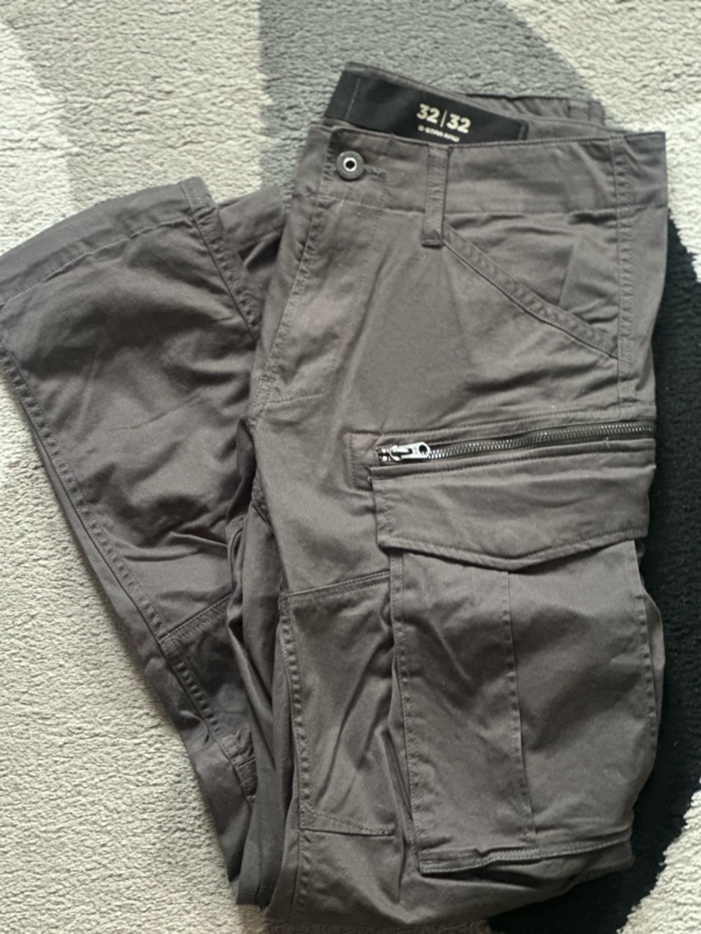 G-Star Men's Cargo Pants in Charcoal Gray